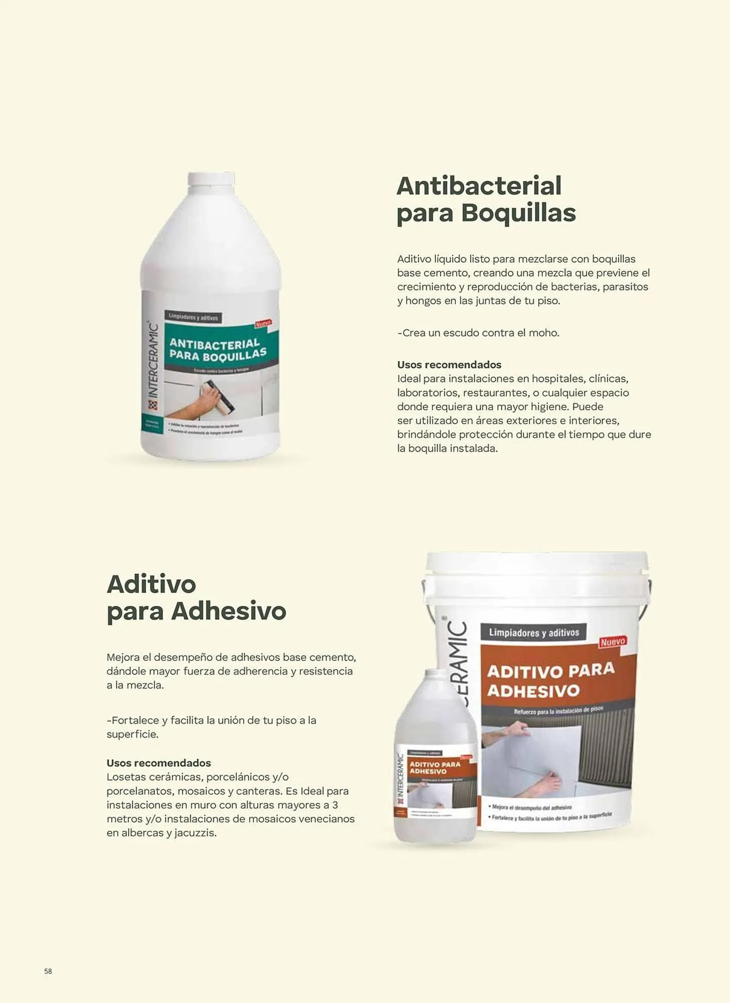 Catálogo de Catálogo Interceramic 3 de octubre al 3 de octubre 2026 - Pagina 58