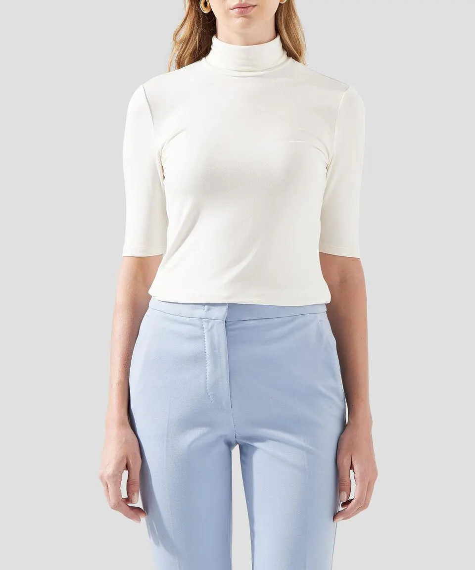 Blusa cuello tortuga Mujer