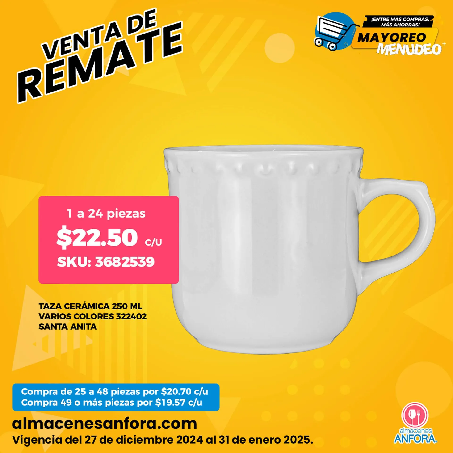 Catálogo de Catálogo Almacenes Anfora 30 de diciembre al 31 de enero 2025 - Pagina 1