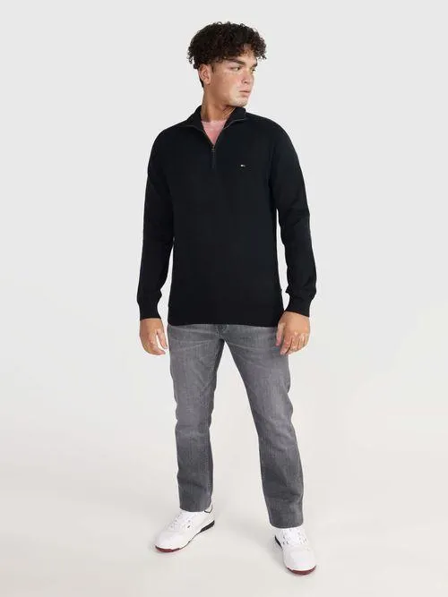 Suéter tommy hilfiger con acabado acanalado de hombre Tommy Hilfiger