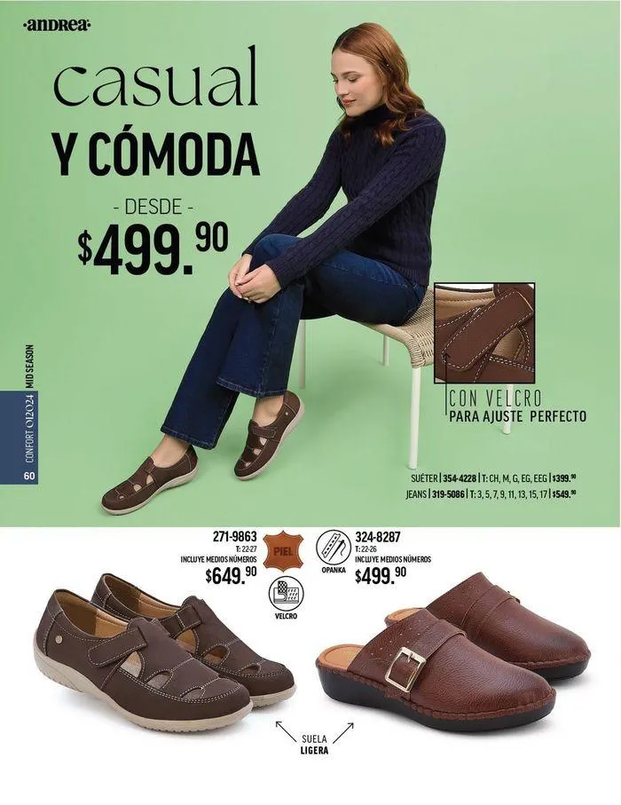 Catálogo de ANDREA - CALZADO CONFORT 26 de agosto al 25 de enero 2025 - Pagina 57