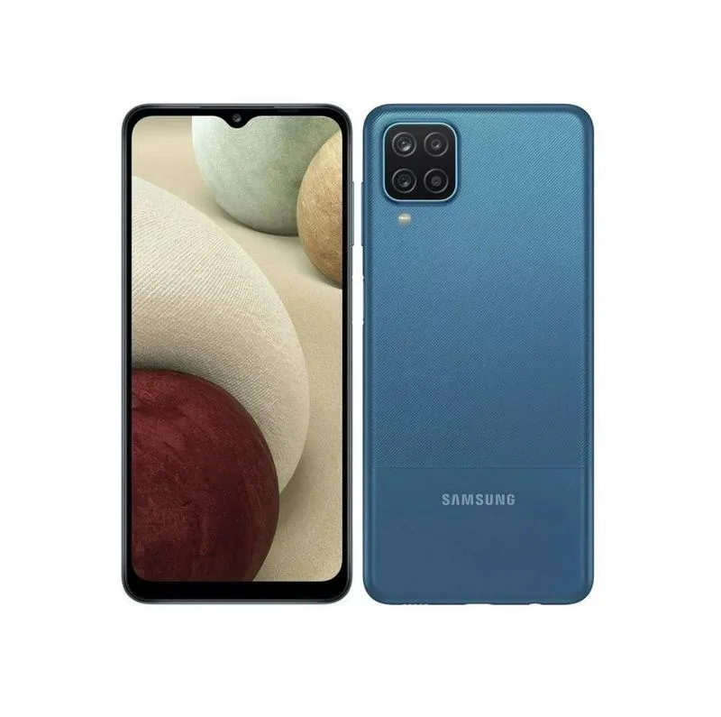 Celular Samsung A12 Azul, Memoria 64gb Y 4gb Ram, Reacondicionado.