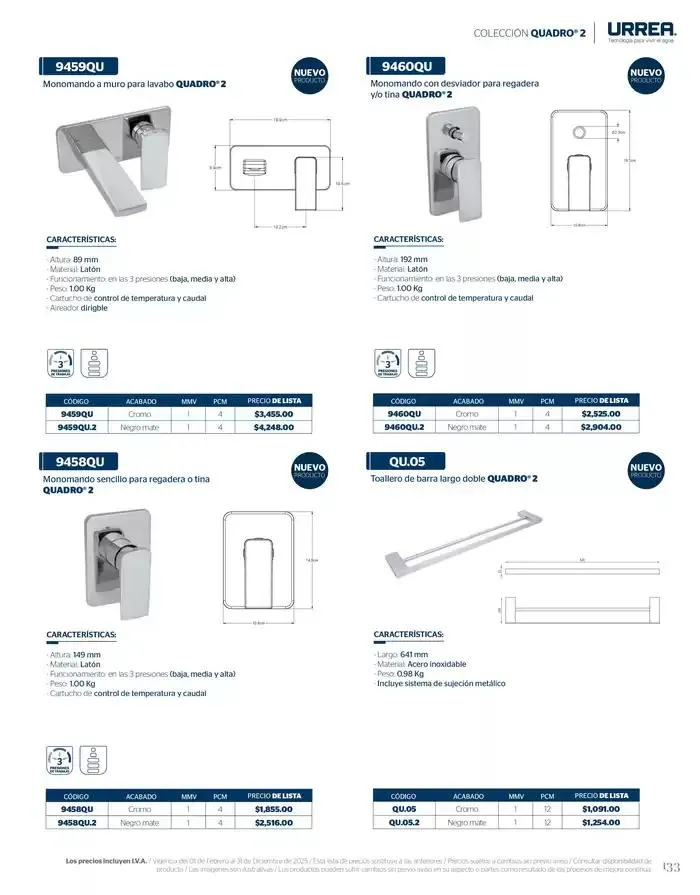 Catálogo de Catálogo Residencial 2025 28 de febrero al 28 de febrero 2026 - Pagina 139