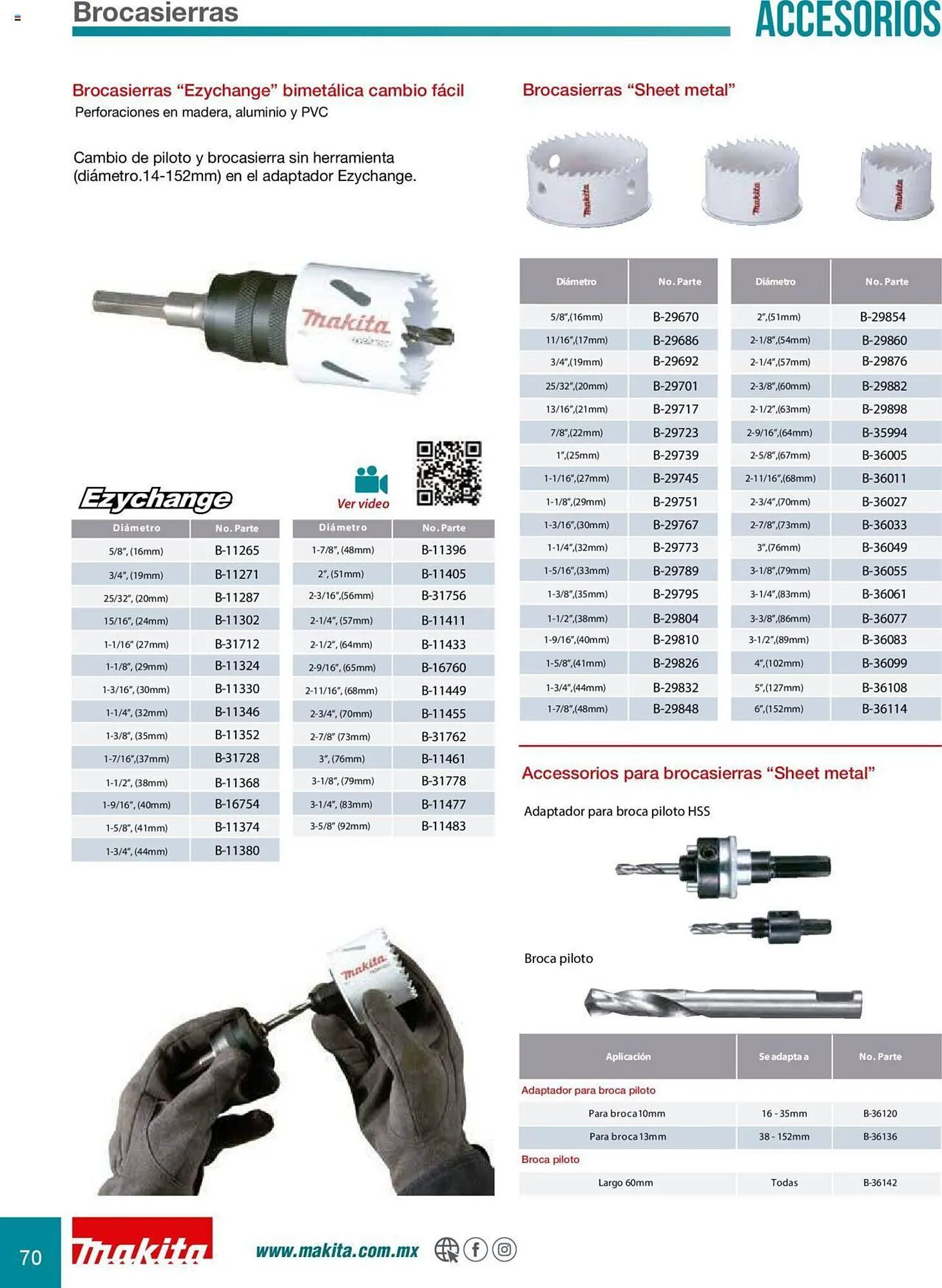 Catálogo de Catálogo Makita 8 de julio al 31 de diciembre 2025 - Pagina 70