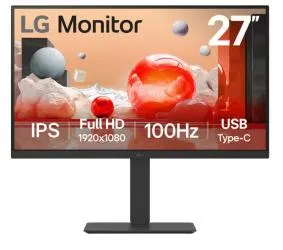 Monitor LG 27BA750-B.AWM LED 27", 1920x1080 Full HD, 100Hz, HDMI/DisplayPort, Bocinas Integradas, Negro