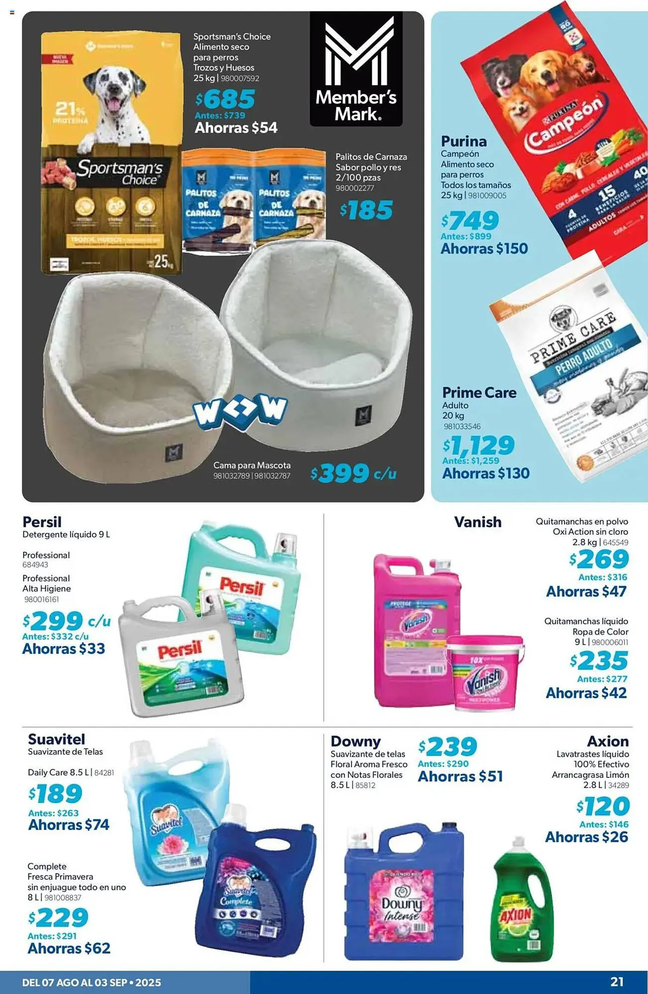 Catálogo de Catálogo Sam's Club 7 de agosto al 4 de septiembre 2025 - Pagina 21