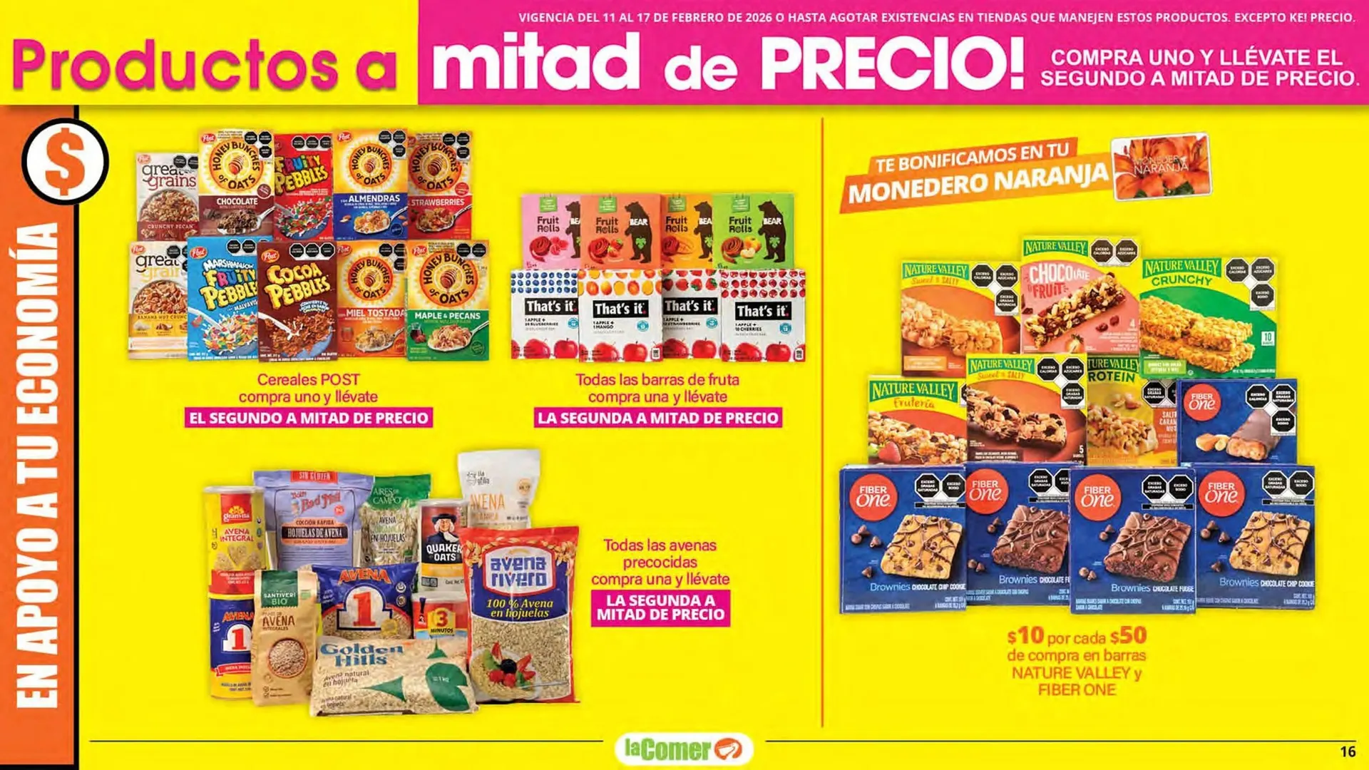 Catálogo de Folleto La Comer 11 de febrero al 17 de febrero 2026 - Pagina 16