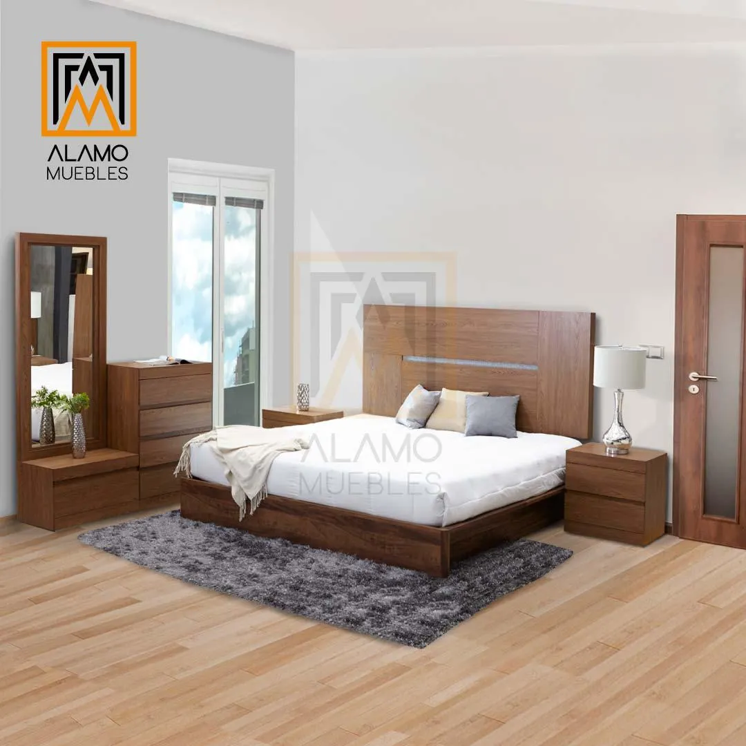 Recámara Valencia Mat/Qs/Ks 5 Piezas