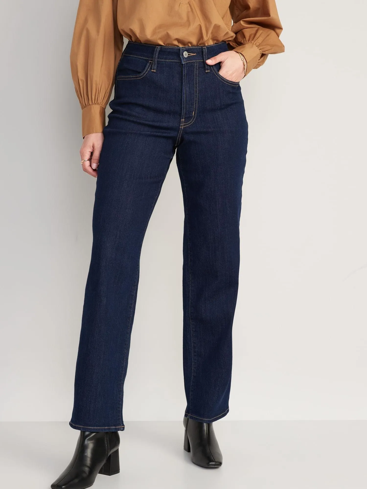 Jeans High-Waisted Wow Loose Old Navy para Mujer