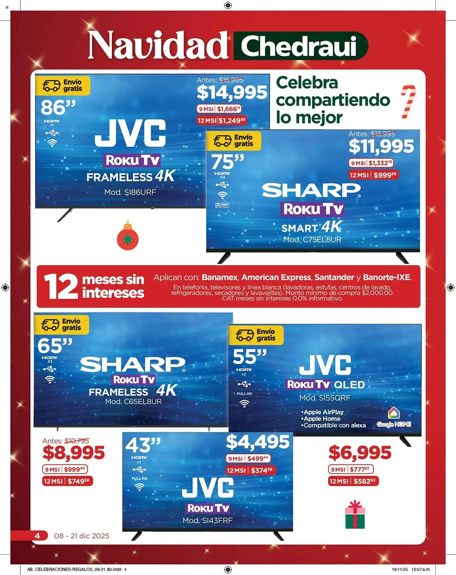 Catálogo de Folleto Chedraui 8 de diciembre al 22 de diciembre 2025 - Pagina 4