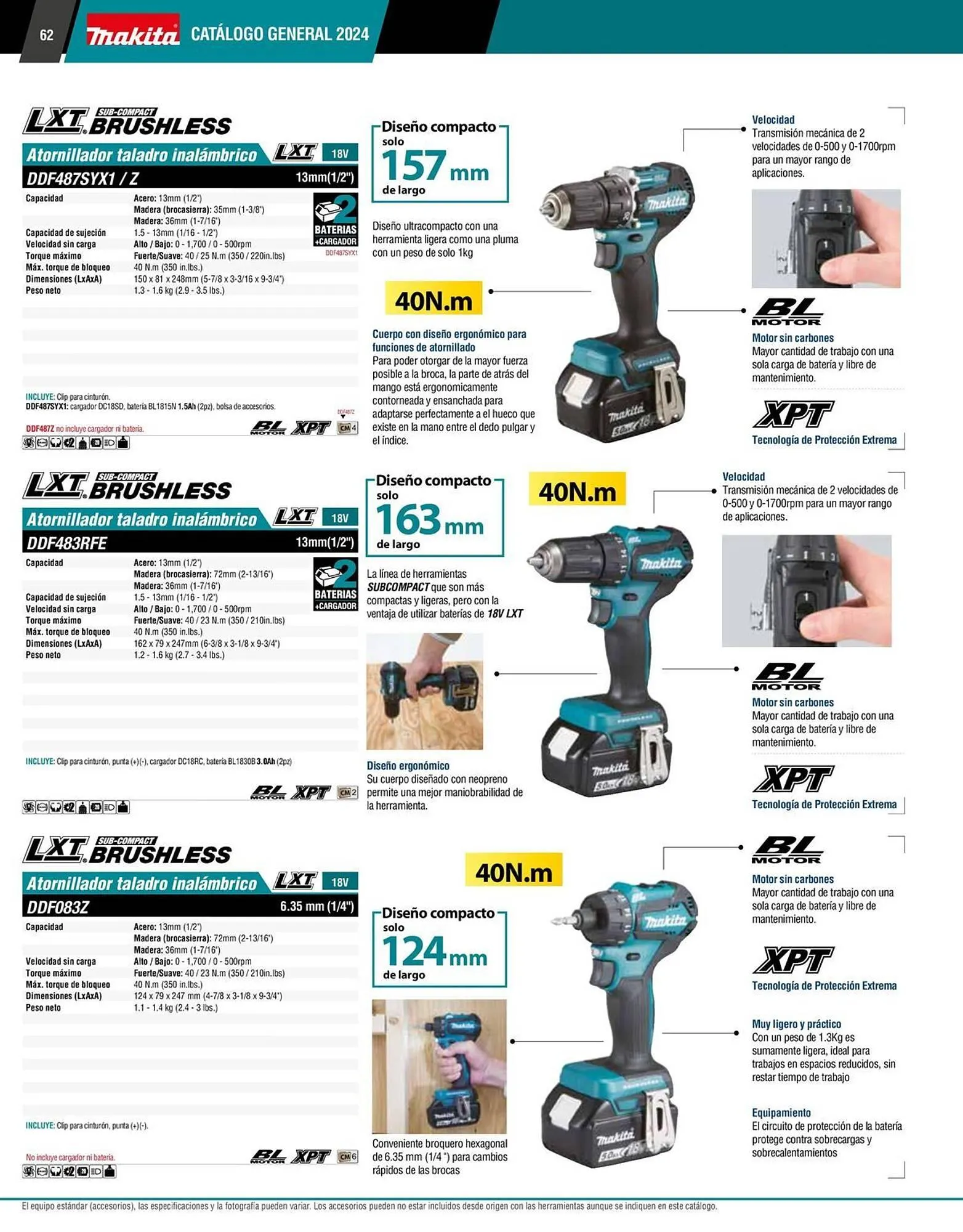 Catálogo de Catálogo Makita 12 de enero al 31 de diciembre 2026 - Pagina 62