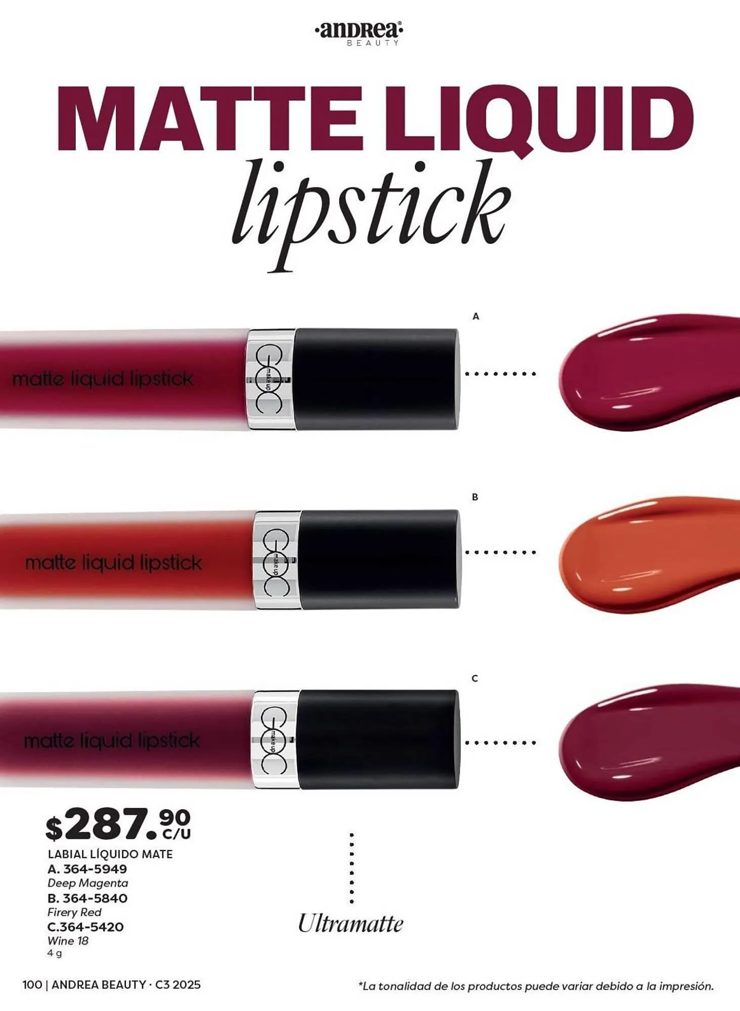 Catálogo de Catálogo Andrea 23 de mayo al 31 de diciembre 2025 - Pagina 100