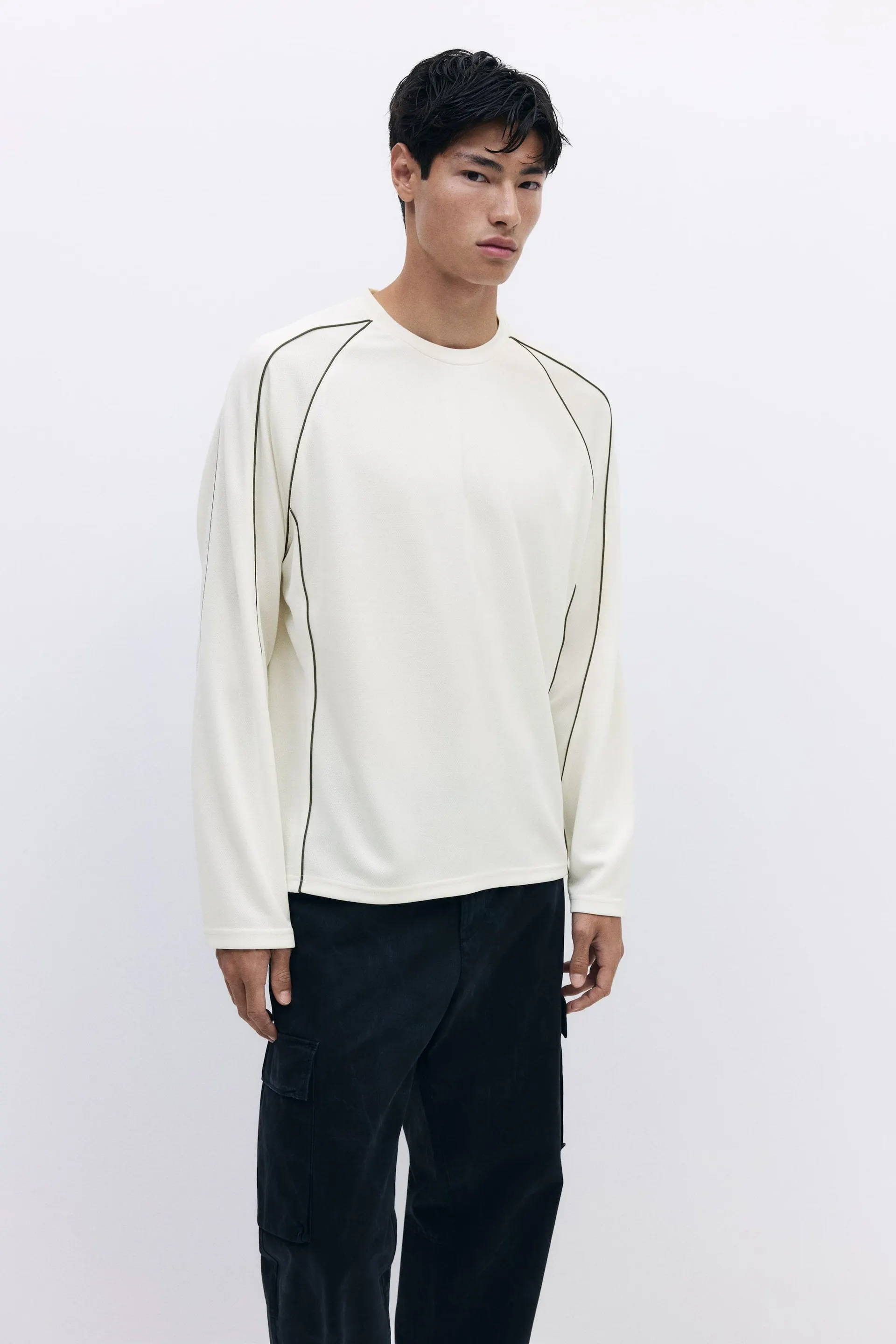 Playera Loose Fit en malla