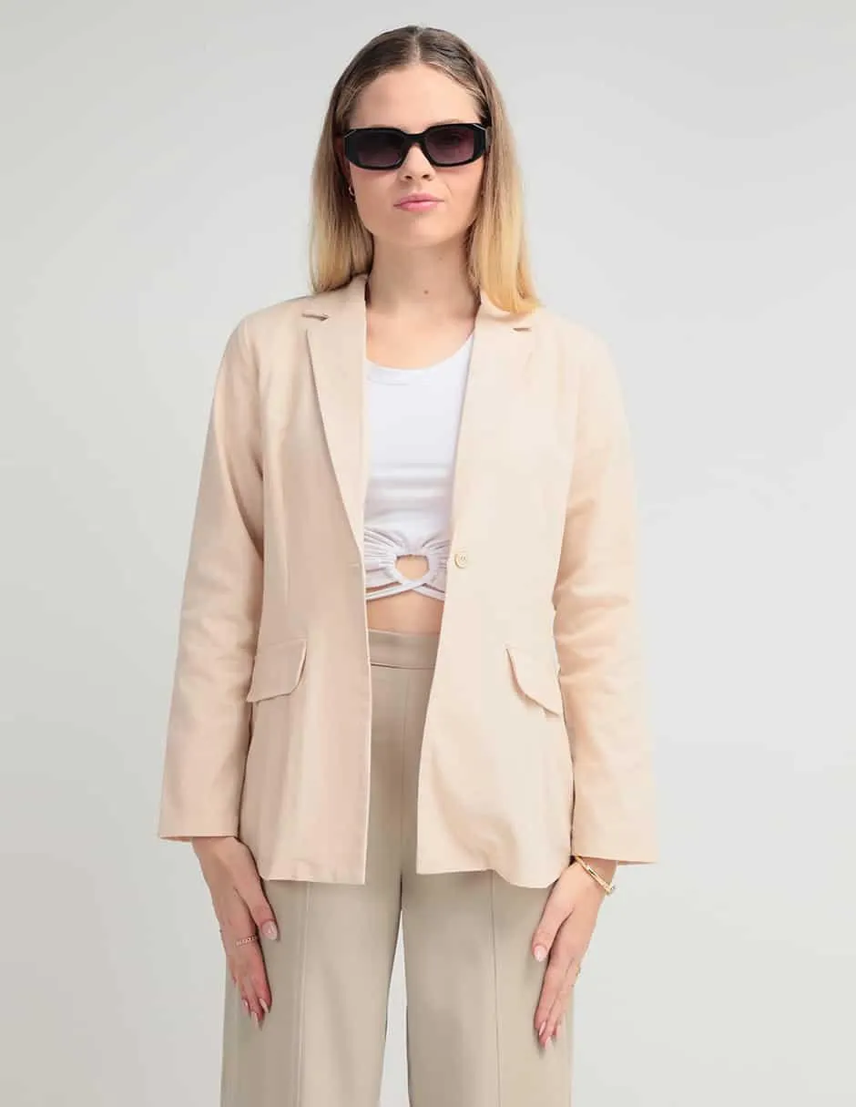 Saco casual LOB para mujer