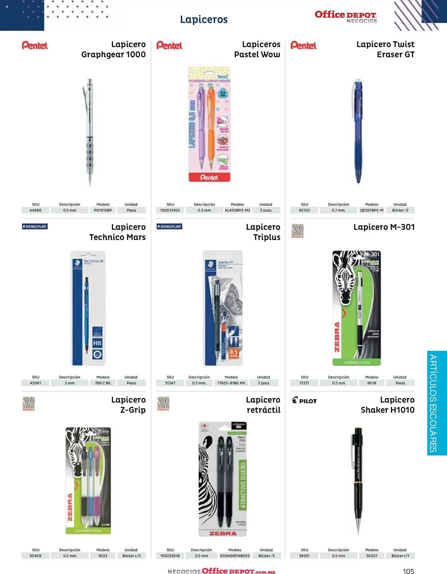 Catálogo de Catálogo Office Depot 12 de enero al 1 de enero 2027 - Pagina 107