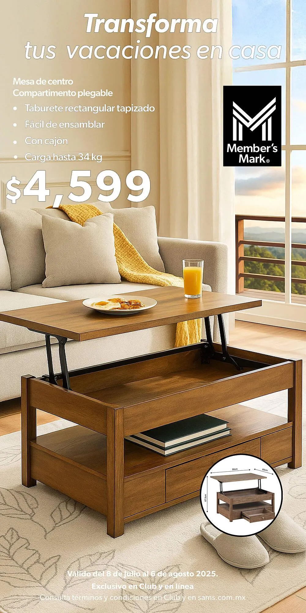 Catálogo de Catálogo Sam's Club 8 de julio al 6 de agosto 2025 - Pagina 1