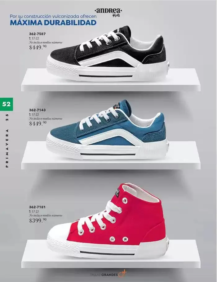 Catálogo de ANDREA | INFANTIL 26 de enero al 24 de mayo 2025 - Pagina 52