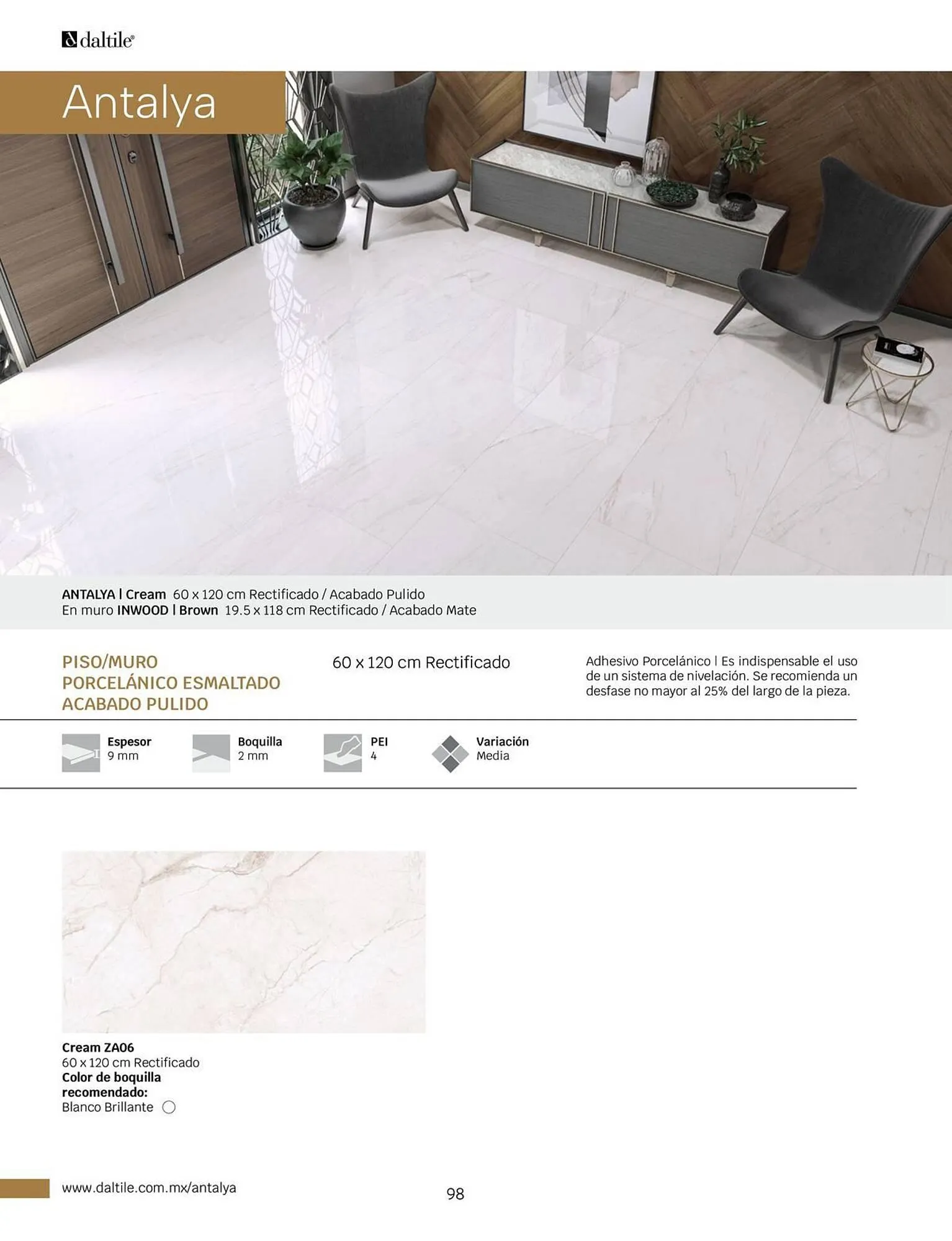 Catálogo de Catálogo Daltile 1 de enero al 31 de diciembre 2024 - Pagina 98