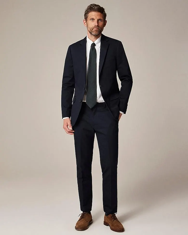 Ludlow Slim-fit suit jacket in Japanese cotton chino