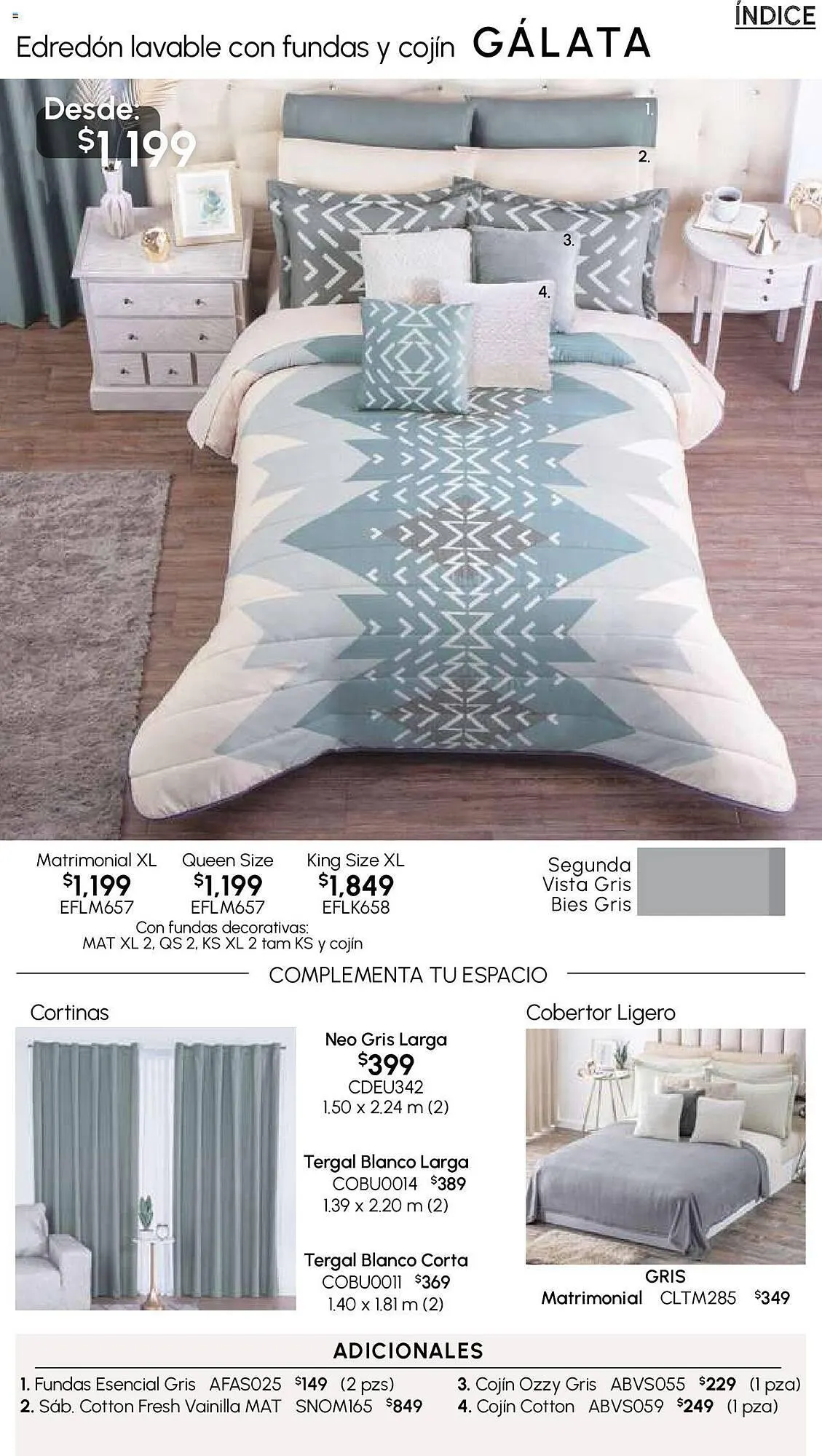 Catálogo de Catálogo Colchas Concord 13 de julio al 20 de julio 2023 - Pagina 69