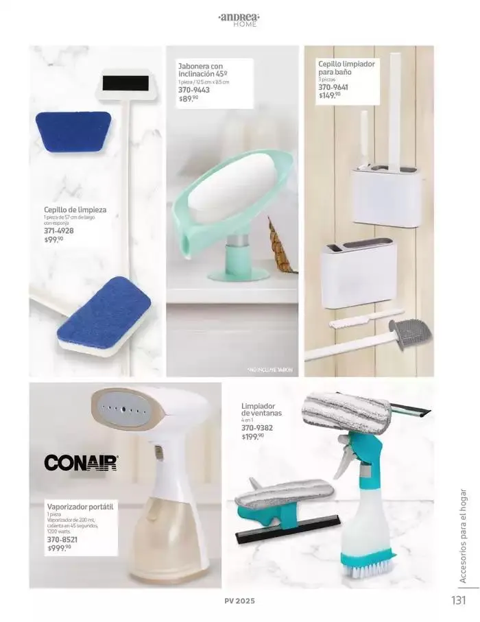 Catálogo de ANDREA | ANDREA HOME 26 de enero al 24 de mayo 2025 - Pagina 131
