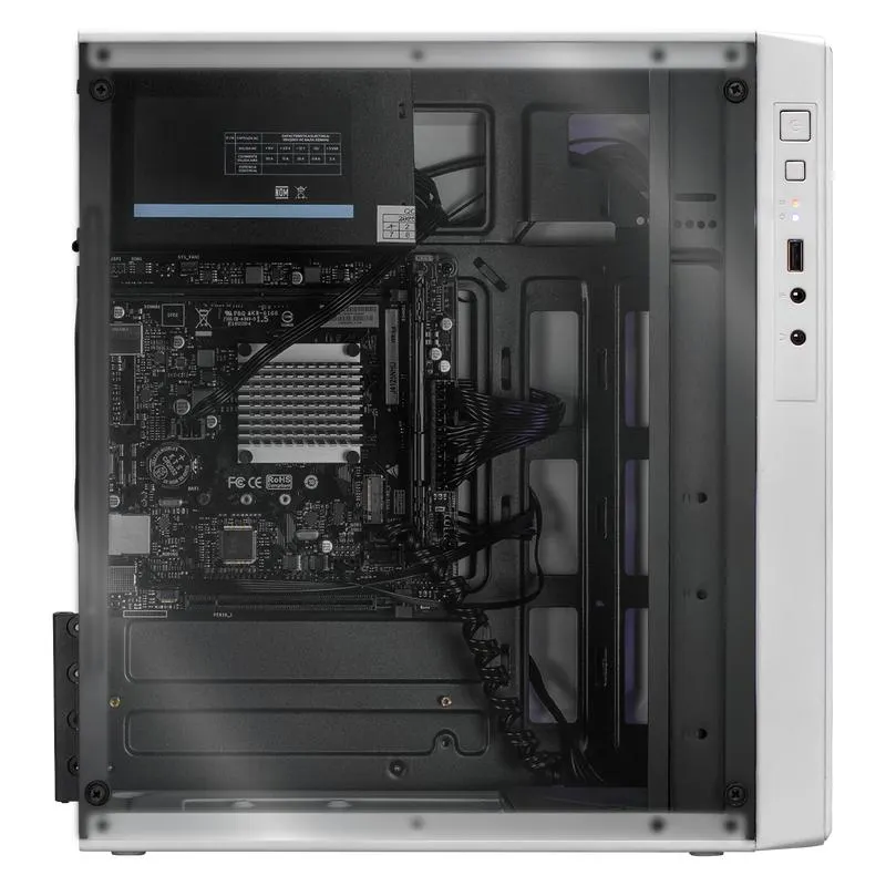 Xtreme PC Intel Quad Core J4125 2.7 Ghz 16GB SSD 500GB Monitor 23.8 WIFI Fusion White