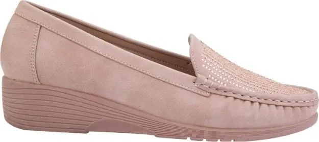 mocasín con pedrería