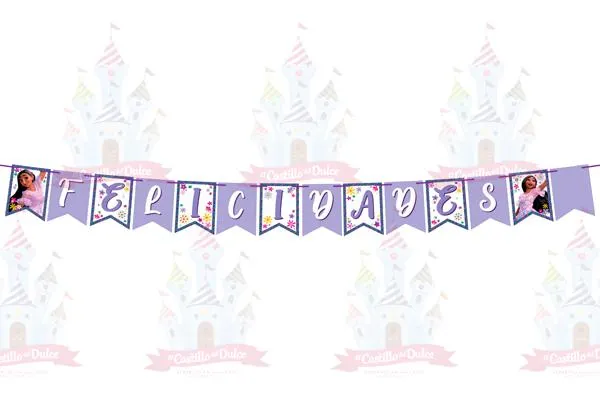 BANDERIN MOVIL COLGANTE GRANDE ISABELLA 6/1 PZA GRANMARK