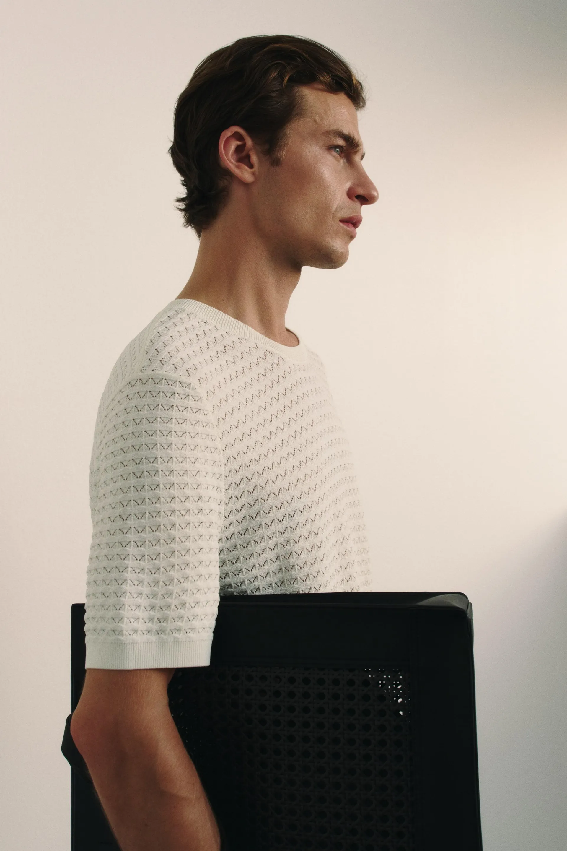 Playera Slim Fit tejida