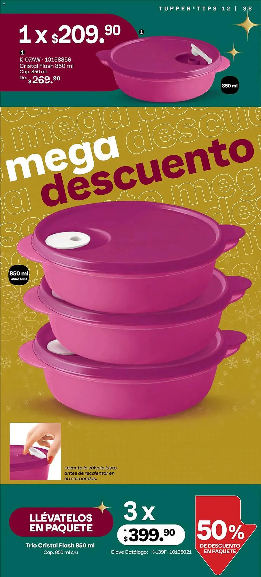 Catálogo de Catálogo Tupperware 3 de noviembre al 1 de diciembre 2025 - Pagina 38