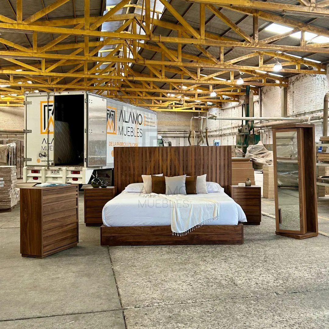 Recamara Aura 5 Pzas Cab. Natural