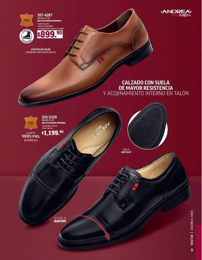 Catálogo de ANDREA - CALZADO CABALLERO 26 de agosto al 25 de enero 2025 - Pagina 141