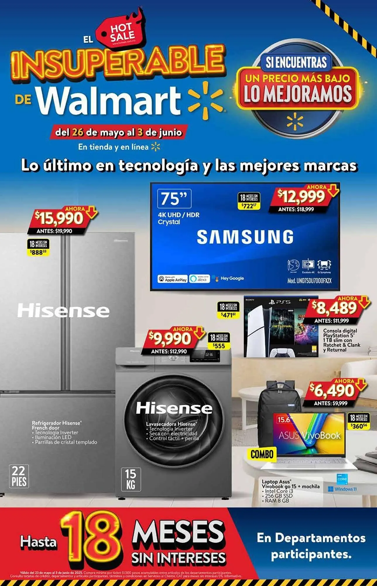Catálogo de Catálogo Walmart 28 de mayo al 3 de junio 2025 - Pagina 1