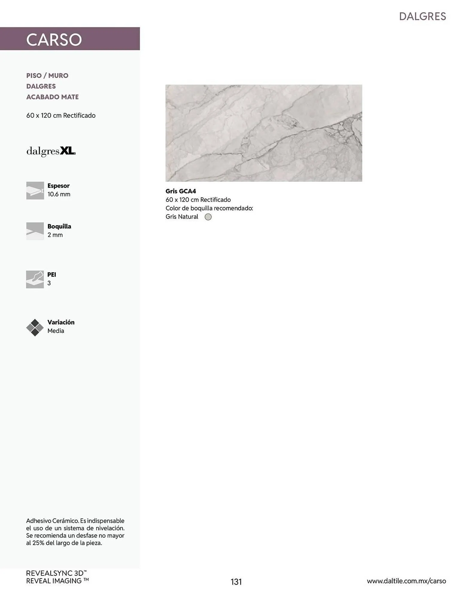 Catálogo de Catálogo Daltile 13 de enero al 31 de diciembre 2026 - Pagina 131