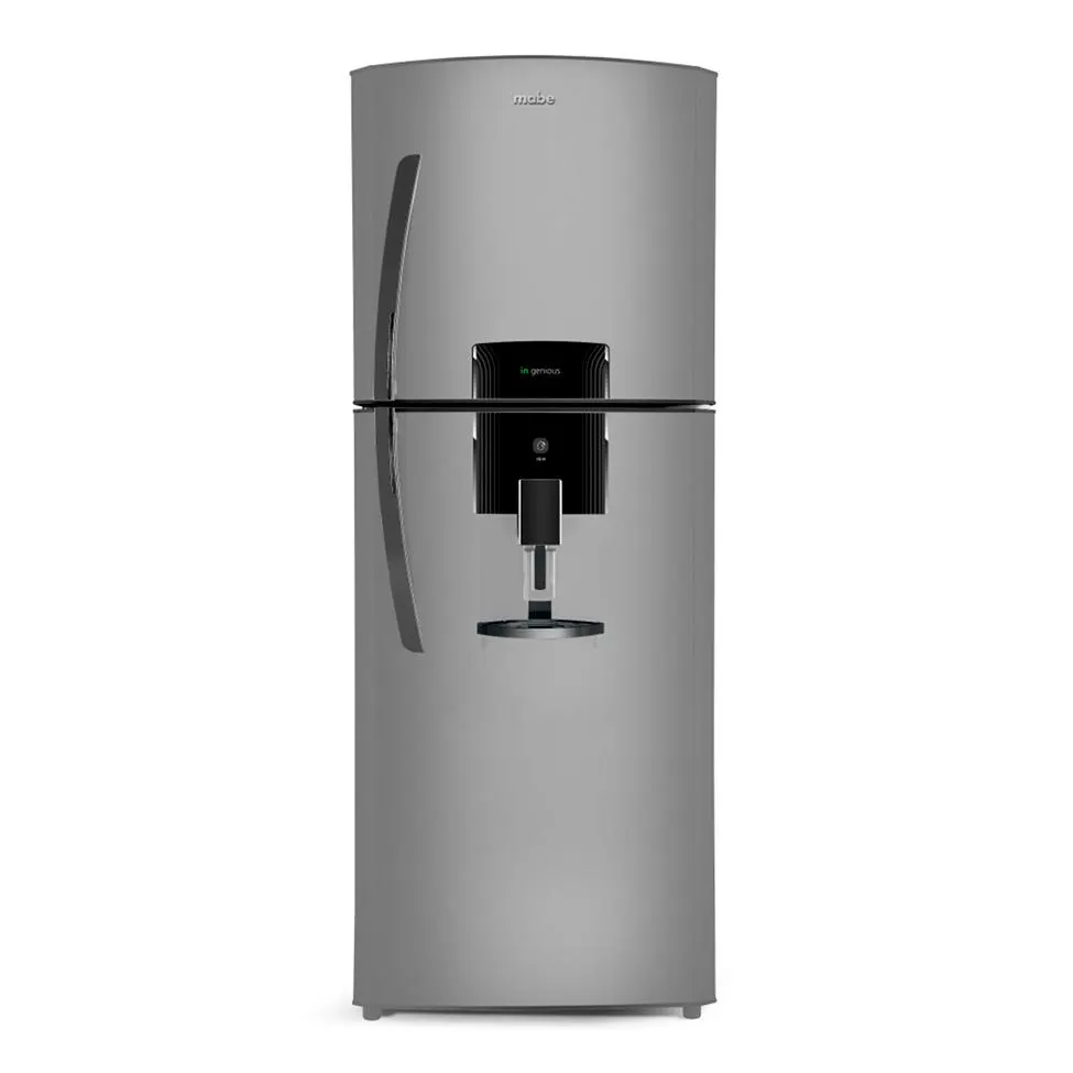 REFRIGERADOR MABE 14 P3 DARK SILVER 2 PUERTAS CON DESPACHADOR DE AGUA