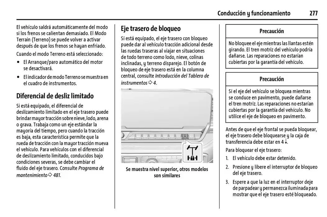Catálogo de Cheyenne 2025 Manual del propietario 22 de enero al 31 de diciembre 2025 - Pagina 278