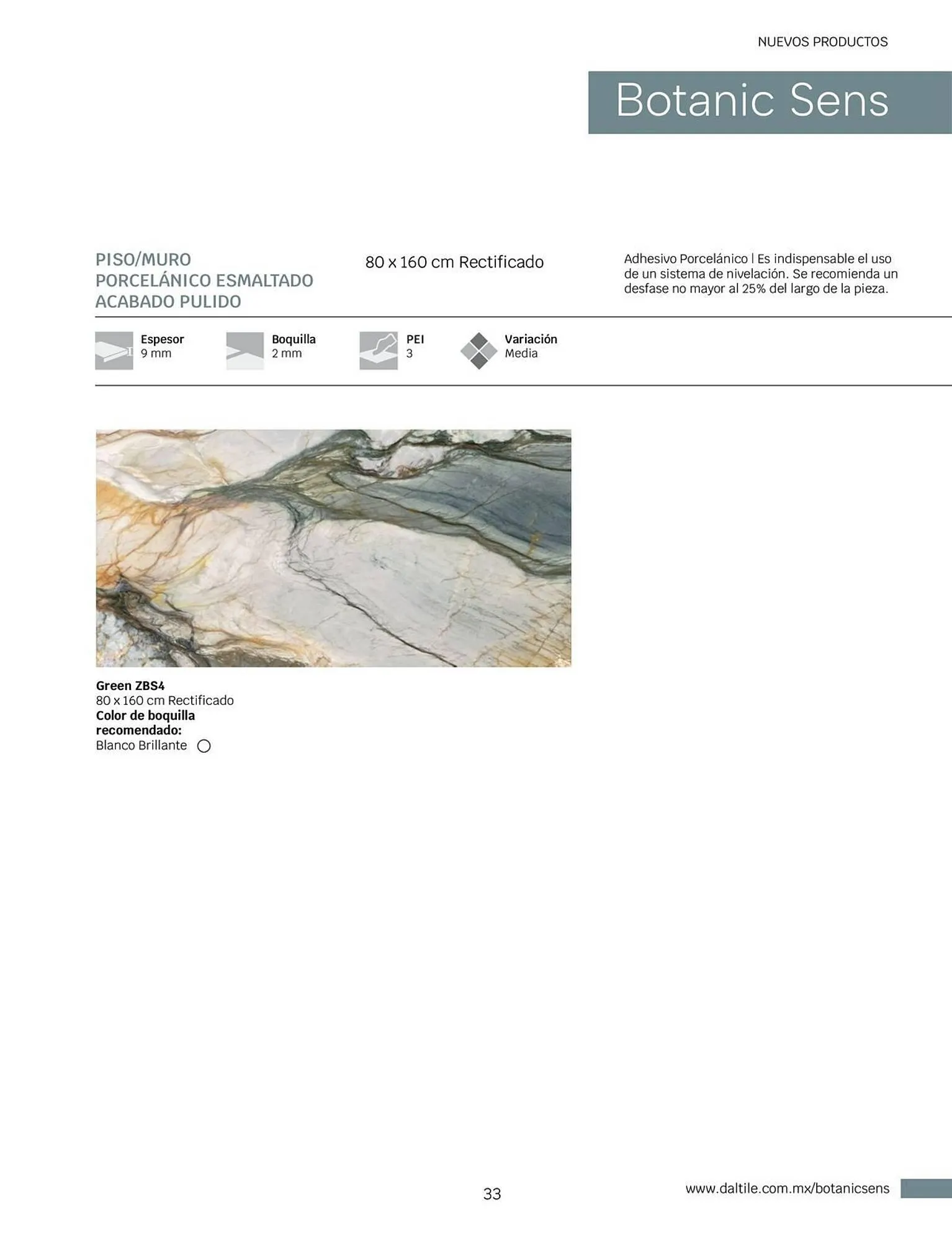 Catálogo de Catálogo Daltile 1 de enero al 31 de diciembre 2024 - Pagina 33