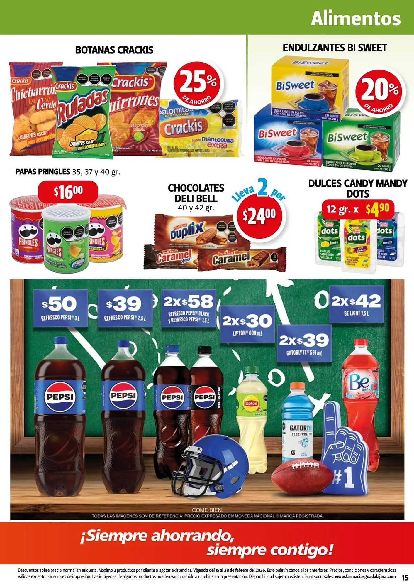Catálogo de Folleto Farmacias Guadalajara 16 de febrero al 28 de febrero 2026 - Pagina 15