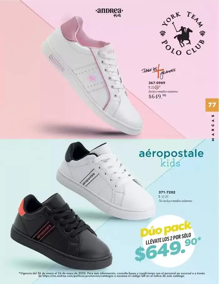 Catálogo de ANDREA | INFANTIL 26 de enero al 24 de mayo 2025 - Pagina 77