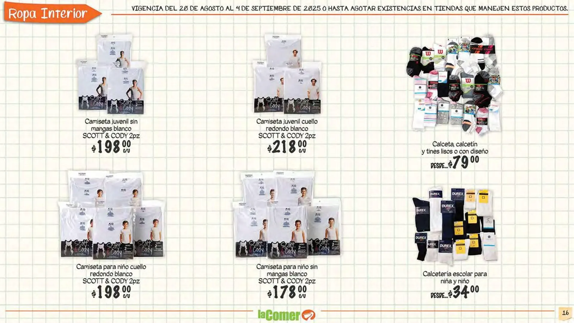 Catálogo de Catálogo La Comer 20 de agosto al 4 de septiembre 2025 - Pagina 16