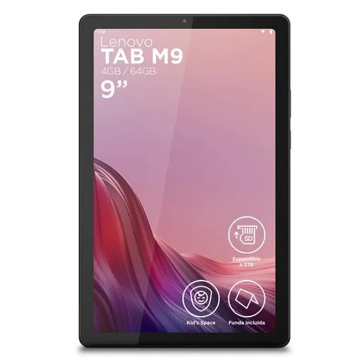 Tablet Lenovo M9 ZAC30058MX MediaTek Helio G80 9 pulg. 64gb 4gb RAM Gris