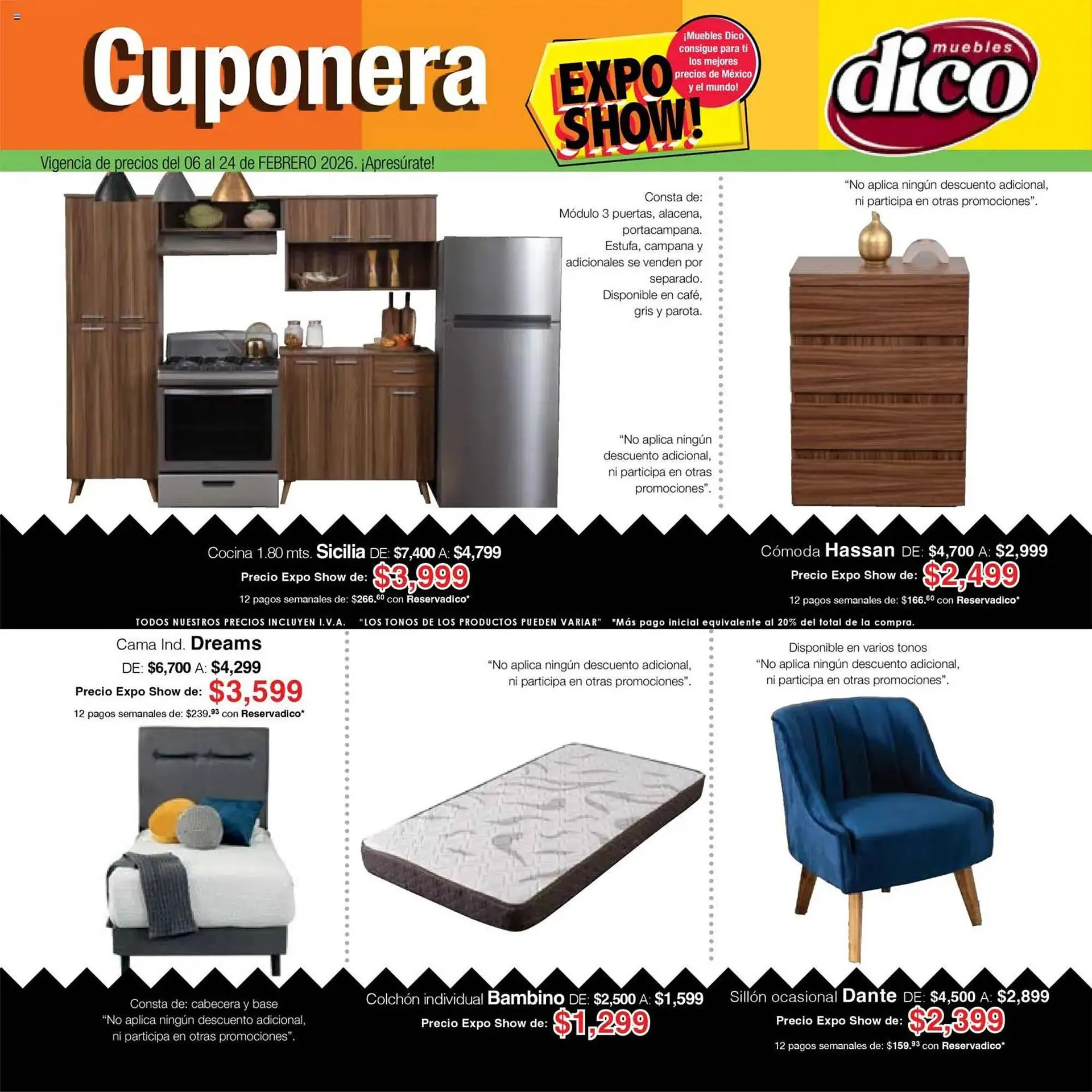 Catálogo de Catálogo Muebles Dico 6 de febrero al 25 de febrero 2026 - Pagina 56