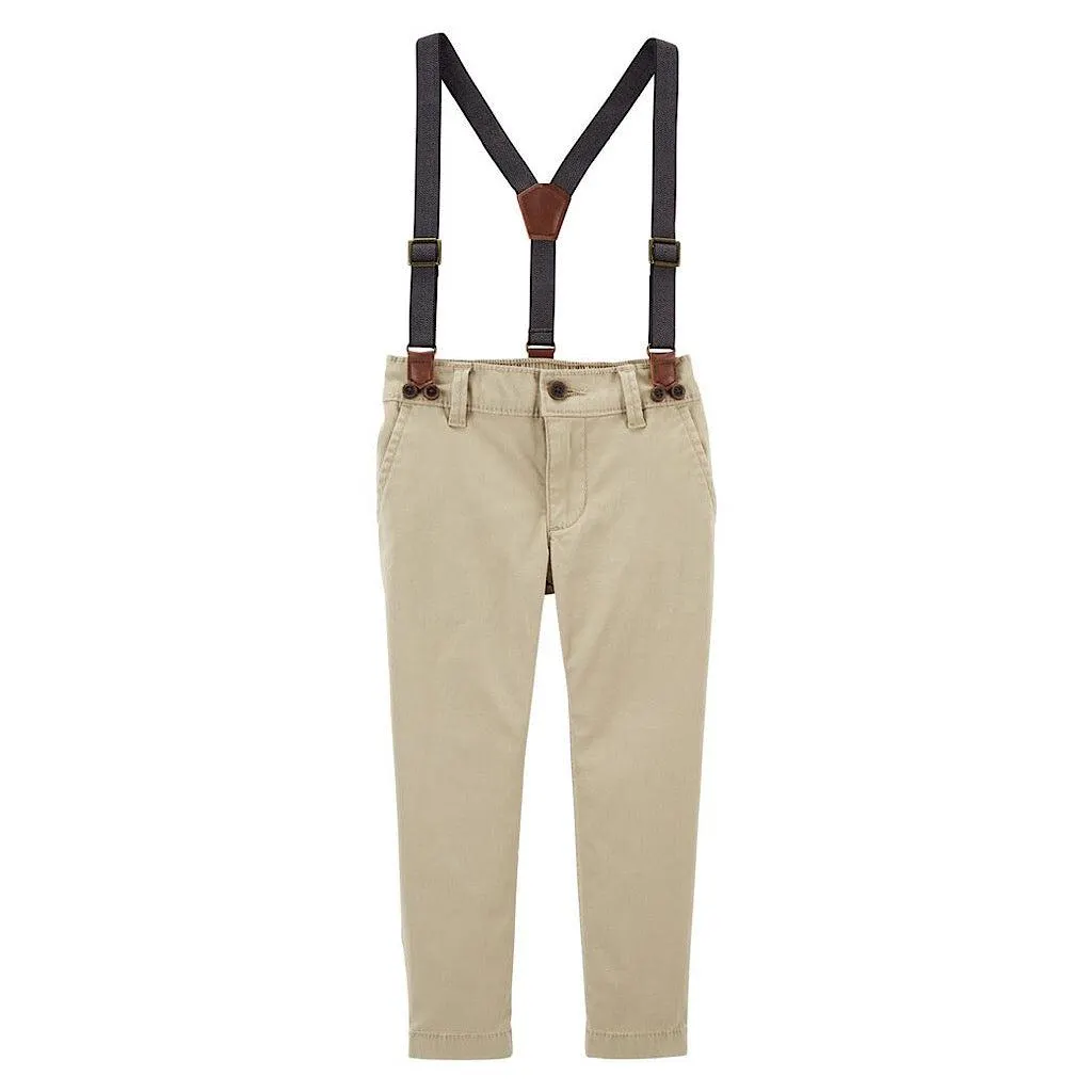 Pantalón con tirantes Oshkosh para niño