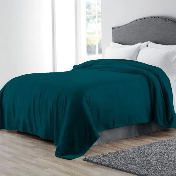 OBERTOR LISO MATRIMONIAL PLUS SIZE AZUL PETROLEO