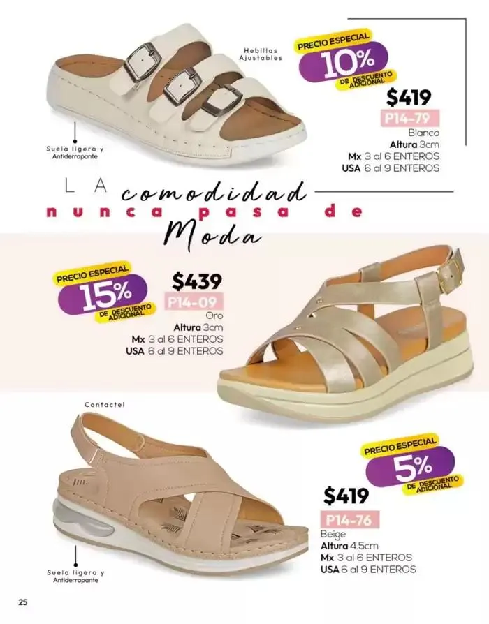 Catálogo de Catálogo Cklass Calzado Novedades de Verano 2025 México 28 de marzo al 27 de abril 2025 - Pagina 26