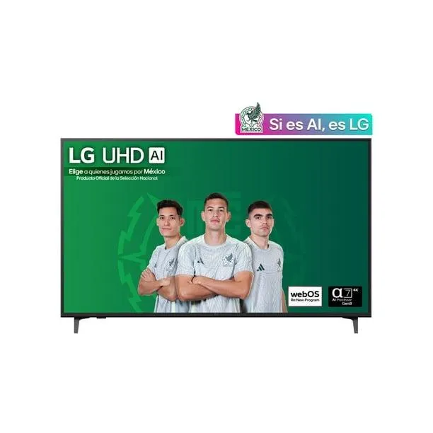 Pantalla 55 pulgadas LG UHD AI UA8000 4K SMART TV 2025