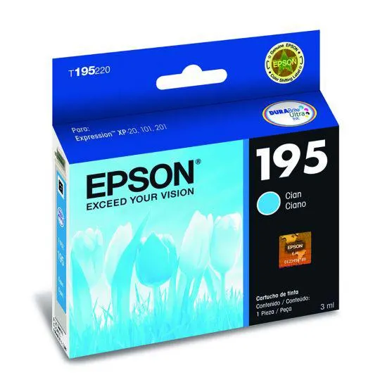 195 Cian Ink Cartridge - Xpression XP-101/XP-201