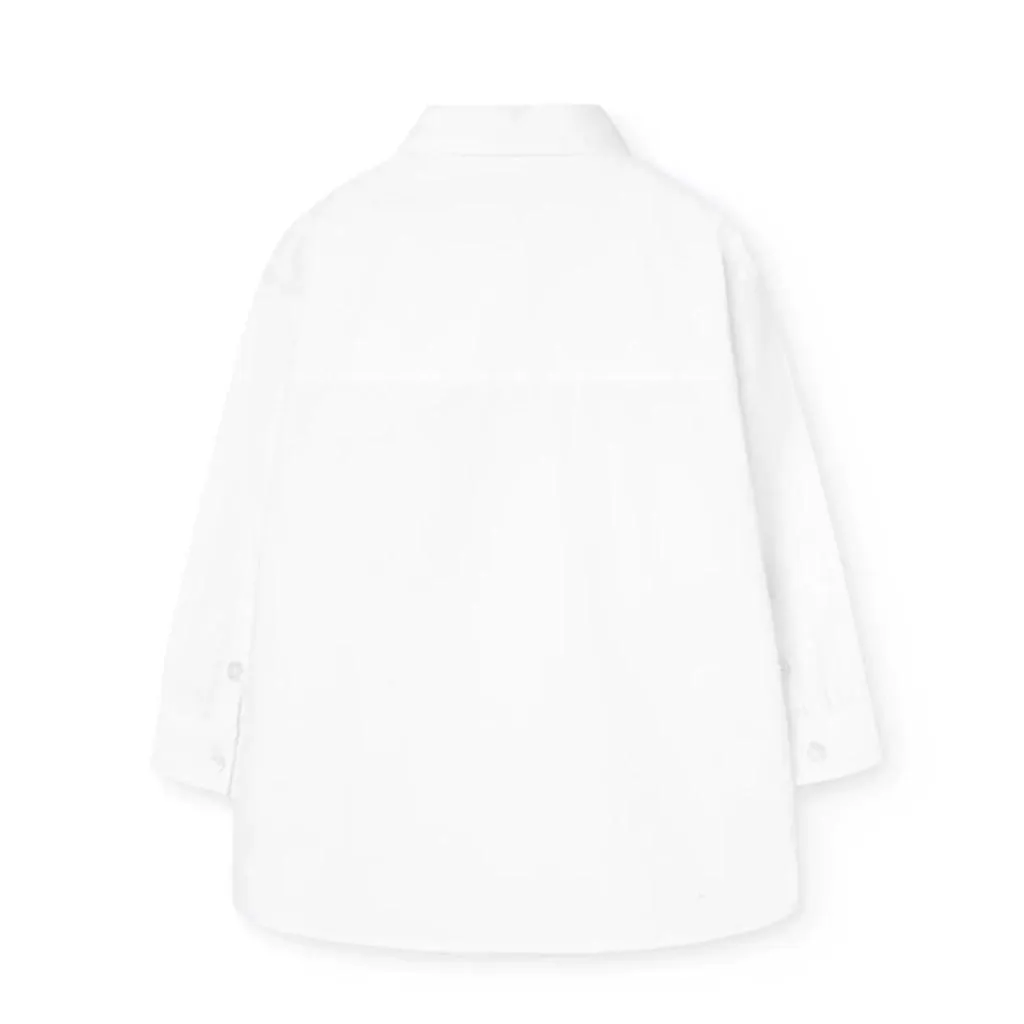 Camisa blanca de niña