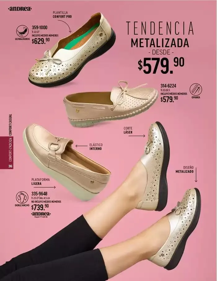 Catálogo de ANDREA - CALZADO CONFORT 26 de agosto al 25 de enero 2025 - Pagina 31