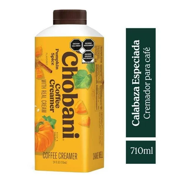 Cremador para café Chobani Coffee creamer pumpkin spice 710 ml